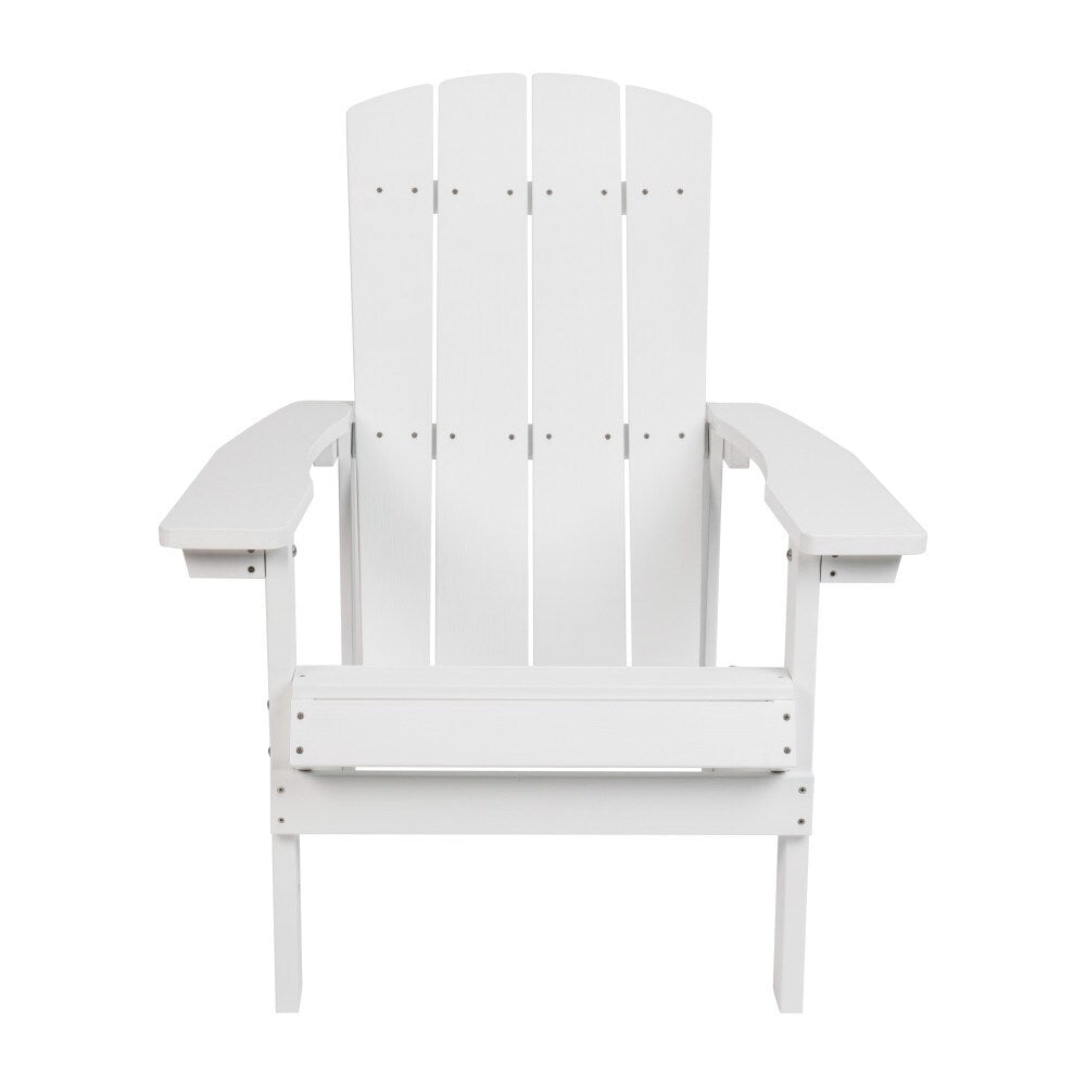 Outdoor All-Weather Poly Resin Wood Adirondack Chair