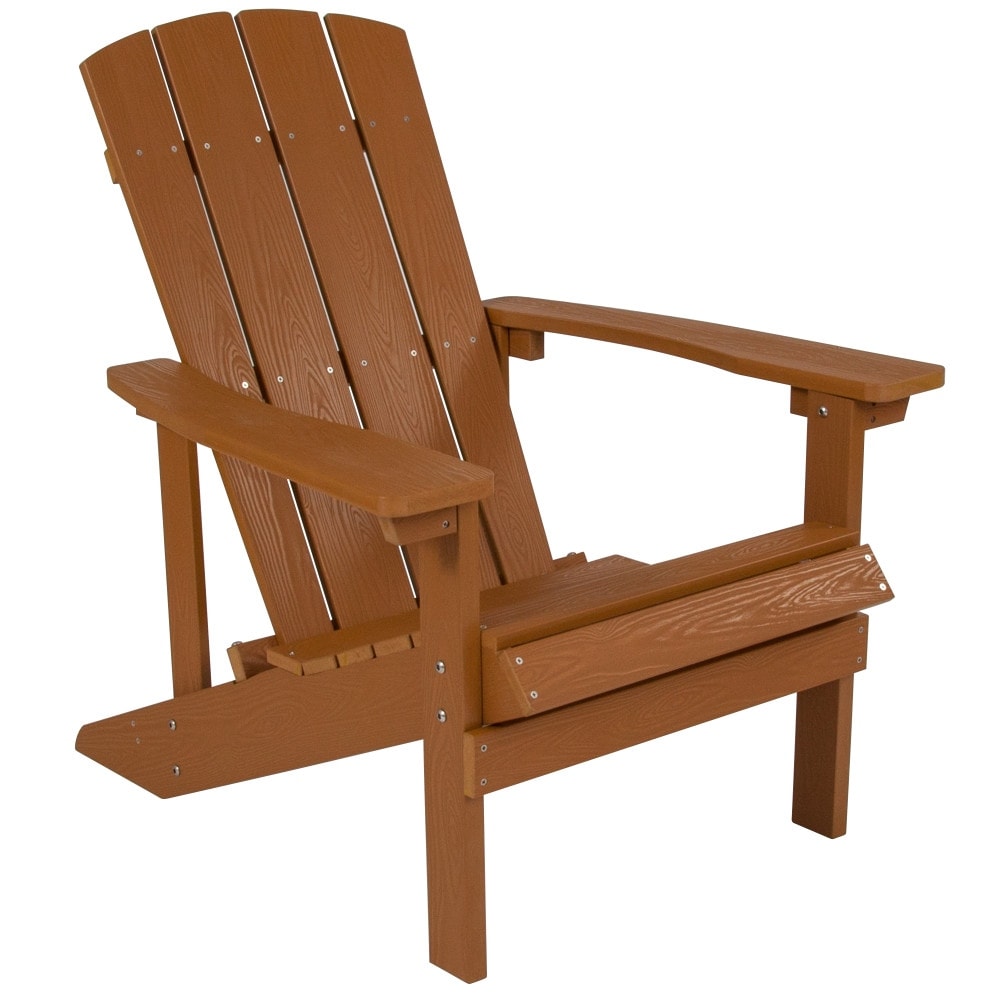 Outdoor All-Weather Poly Resin Wood Adirondack Chair