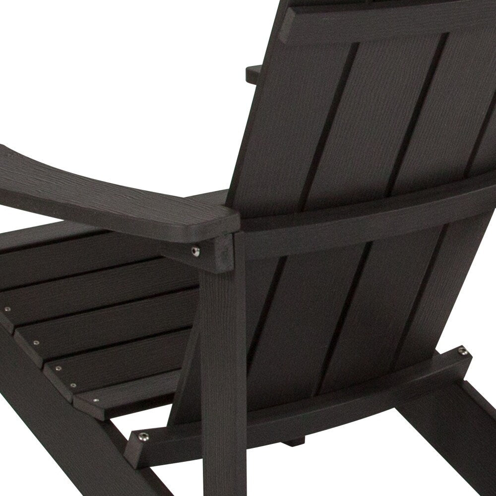 Outdoor All-Weather Poly Resin Wood Adirondack Chair