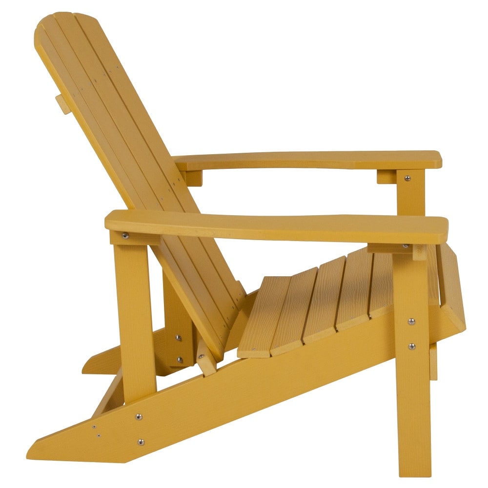 Outdoor All-Weather Poly Resin Wood Adirondack Chair