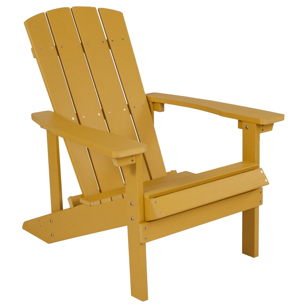 Outdoor All-Weather Poly Resin Wood Adirondack Chair