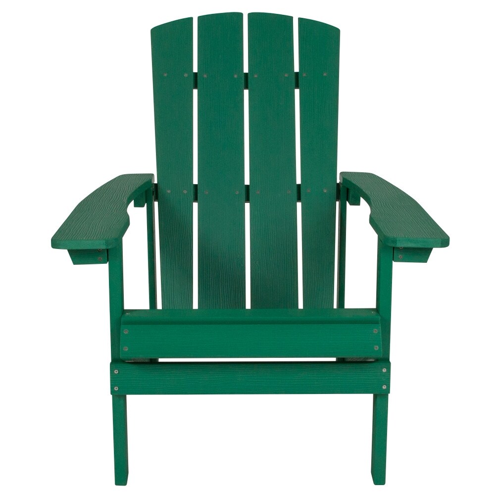 Outdoor All-Weather Poly Resin Wood Adirondack Chair