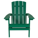 Outdoor All-Weather Poly Resin Wood Adirondack Chair