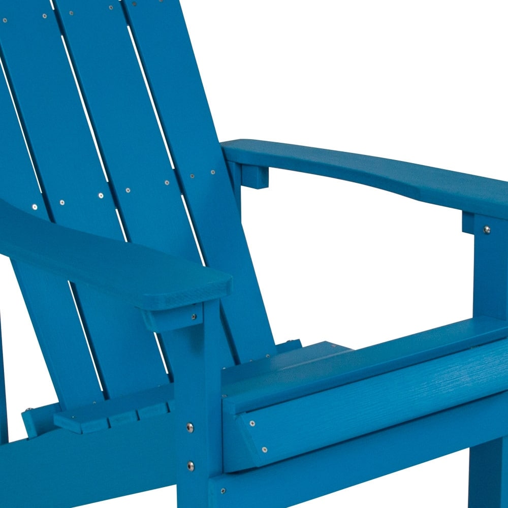 Outdoor All-Weather Poly Resin Wood Adirondack Chair