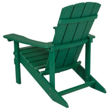 Outdoor All-Weather Poly Resin Wood Adirondack Chair