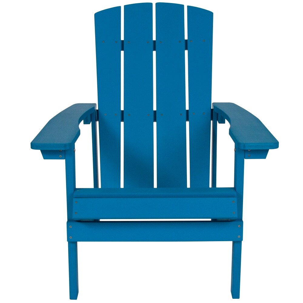 Outdoor All-Weather Poly Resin Wood Adirondack Chair