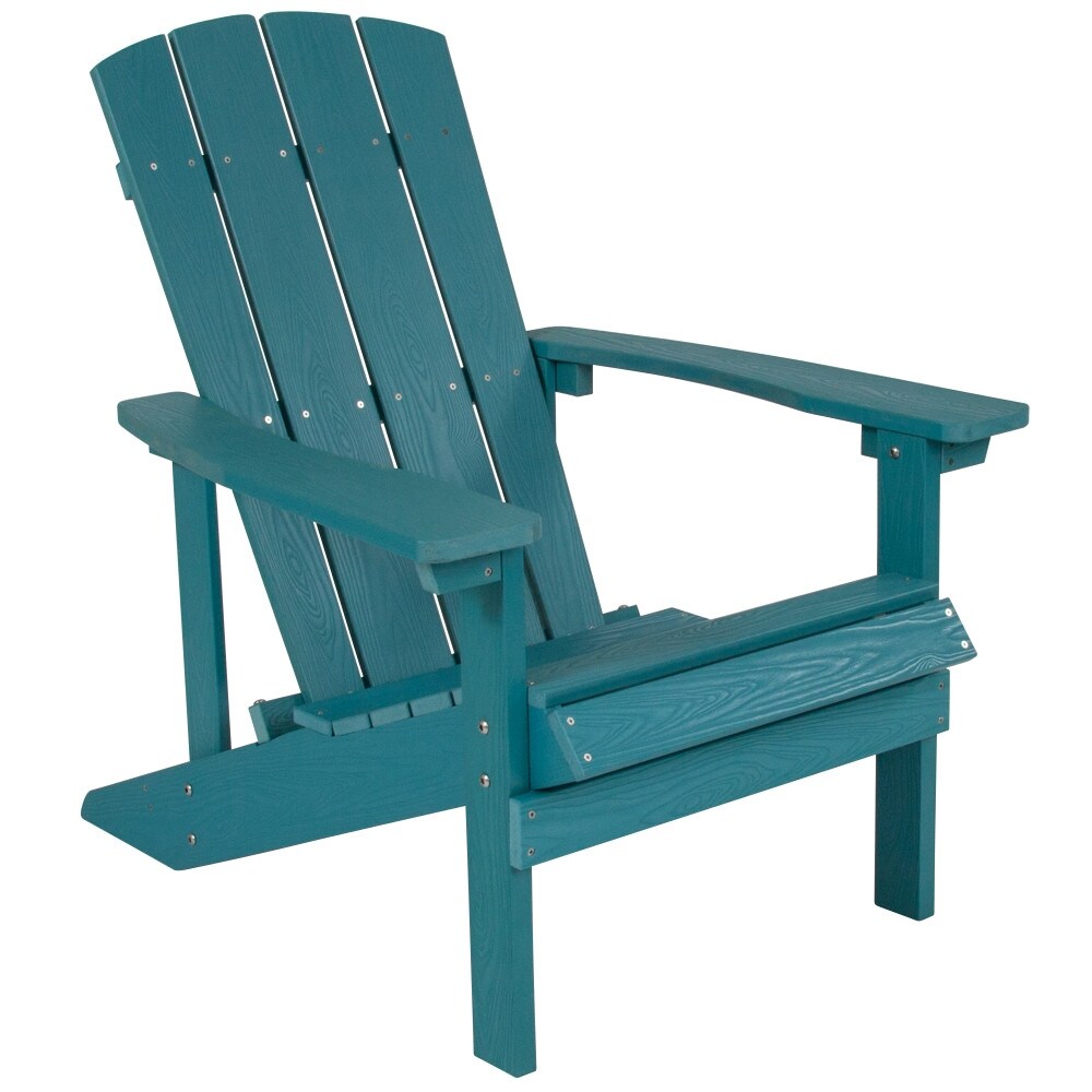 Outdoor All-Weather Poly Resin Wood Adirondack Chair
