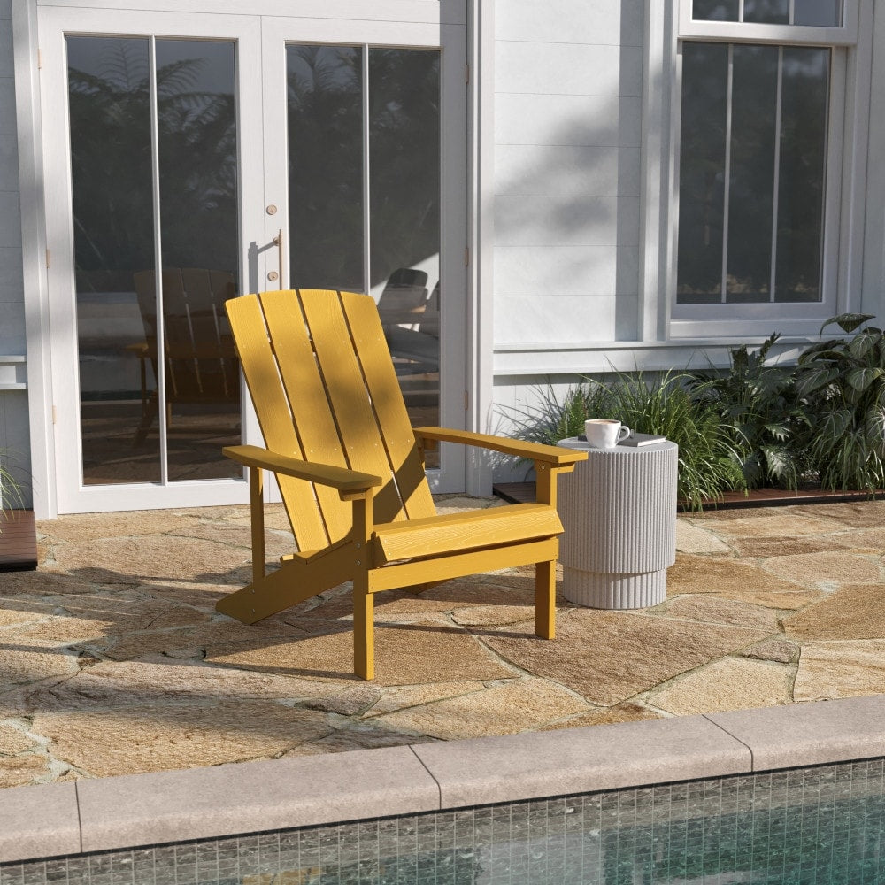 Outdoor All-Weather Poly Resin Wood Adirondack Chair