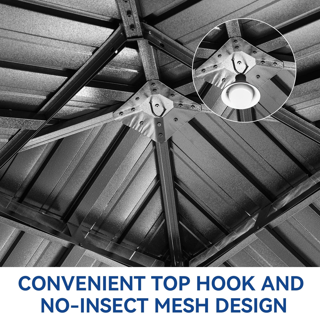 Outdoor Aluminum Hardtop Gazebo