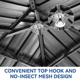 Outdoor Aluminum Hardtop Gazebo