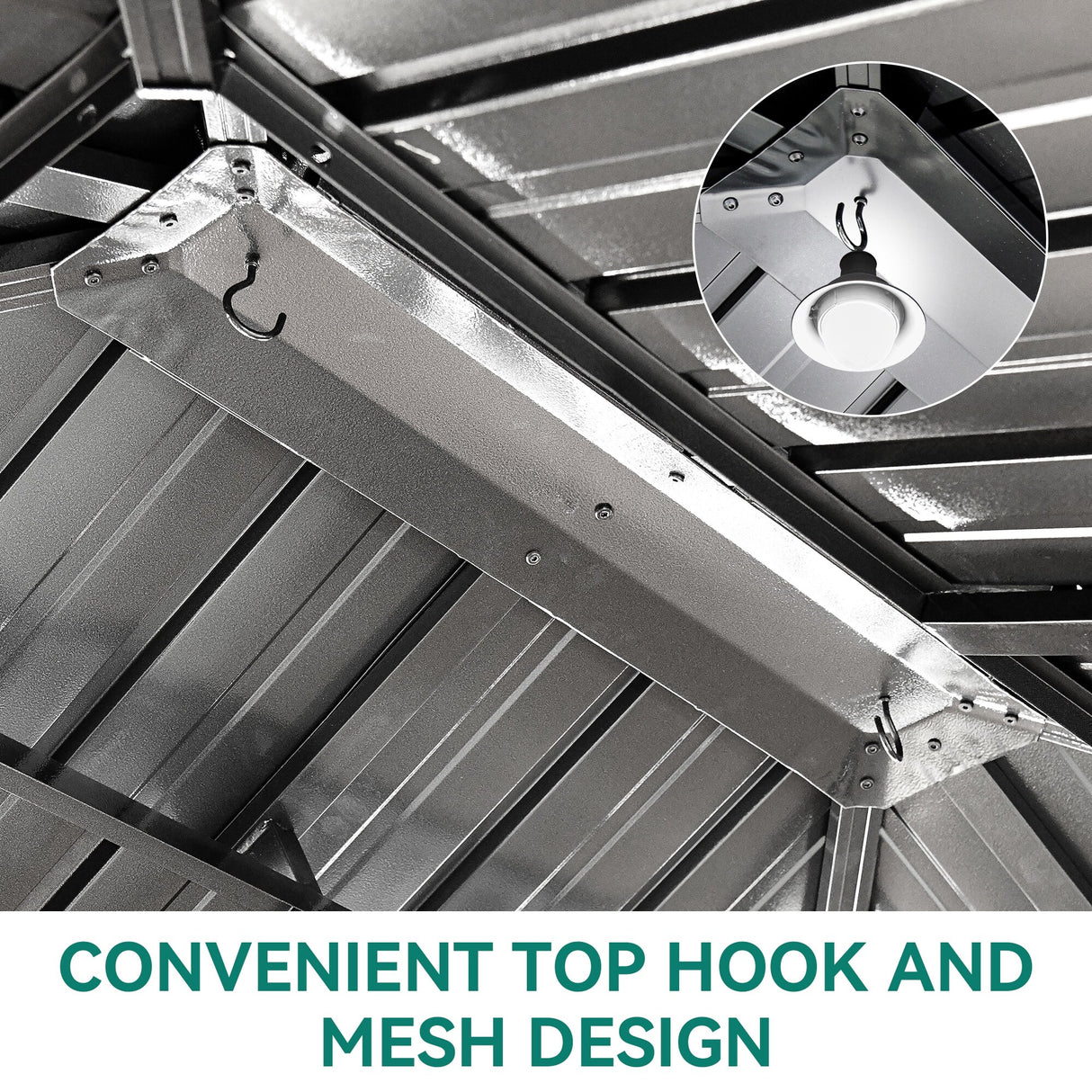 Outdoor Aluminum Hardtop Gazebo