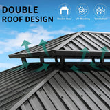 Outdoor Aluminum Hardtop Gazebo