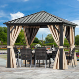 Outdoor Aluminum Hardtop Gazebo