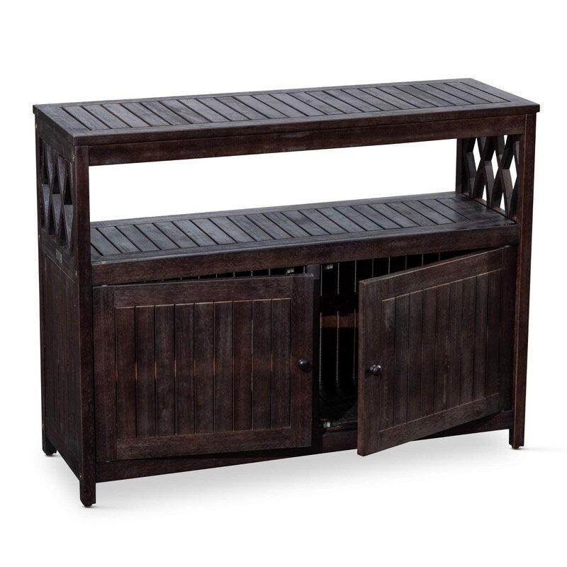 Outdoor Bar Cart, Wine Serving Cart