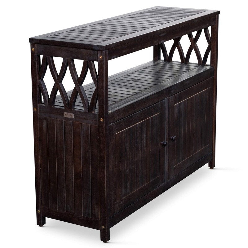 Outdoor Bar Cart, Wine Serving Cart