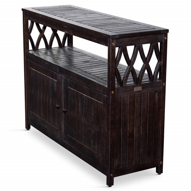 Outdoor Bar Cart, Wine Serving Cart