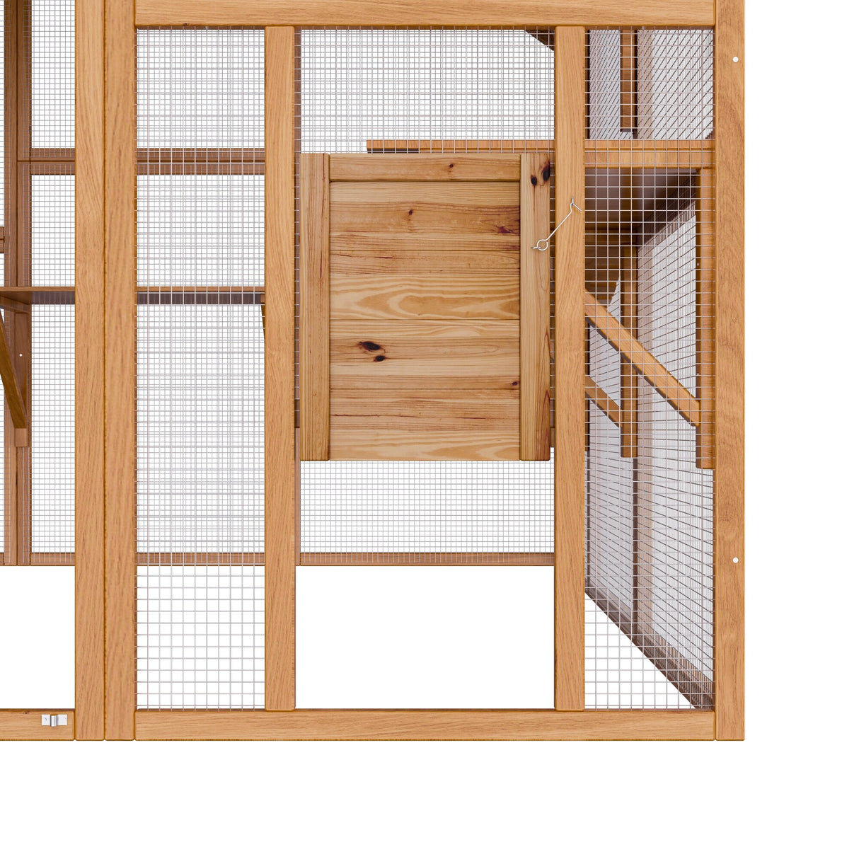 Outdoor Catio Cat House 74" H Large Cat Enclosures ,UV proof Cover