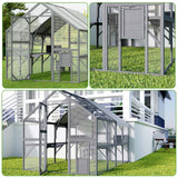 Outdoor Catio Cat House 74" H Large Cat Enclosures ,UV proof Cover