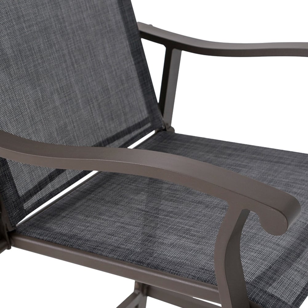 Outdoor Counter Height Bar Stools Classic Patio Bar Chairs (Set of 4) - 21.85"W x 25"D x 39.76"H