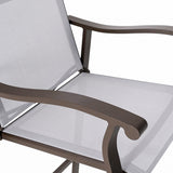 Outdoor Counter Height Bar Stools Classic Patio Bar Chairs (Set of 4) - 21.85"W x 25"D x 39.76"H