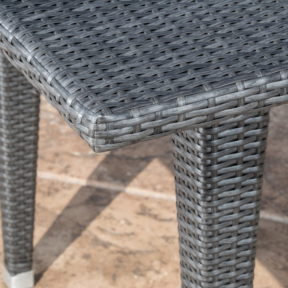 Delani 7-piece Outdoor Wicker Dining Set by Christopher Knight Home