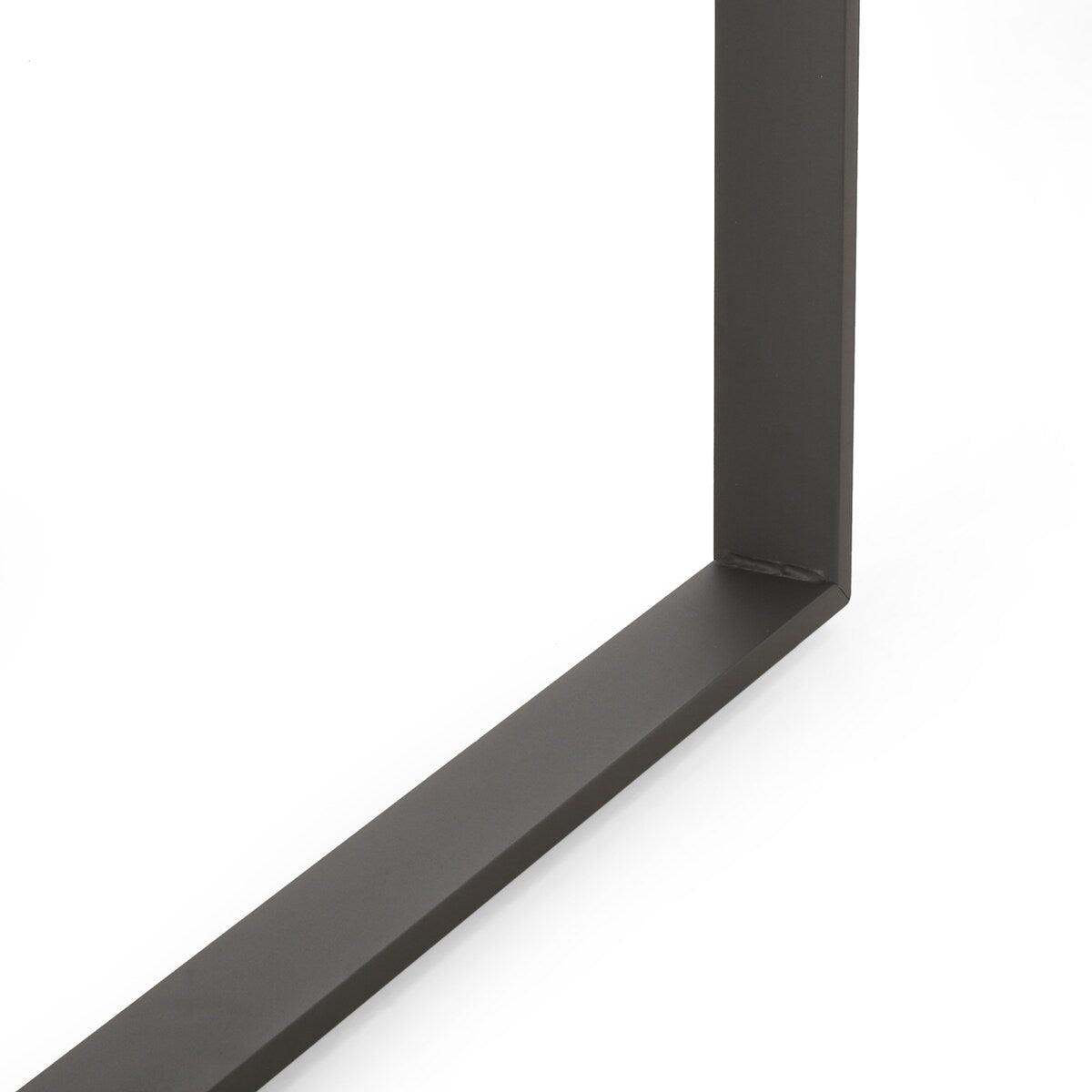Outdoor Dining Table with Wood-like Tabletop,Lightweight and Stable Aluminum Sled Frame