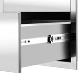 Outdoor Double Drawers Stainless Steel Kitchen Grills Drawers