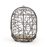 Outdoor Egg Wicker Chair by Christopher Knight Home