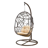 Outdoor Egg Wicker Chair by Christopher Knight Home