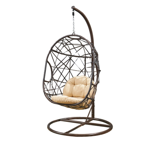 Outdoor Egg Wicker Chair by Christopher Knight Home