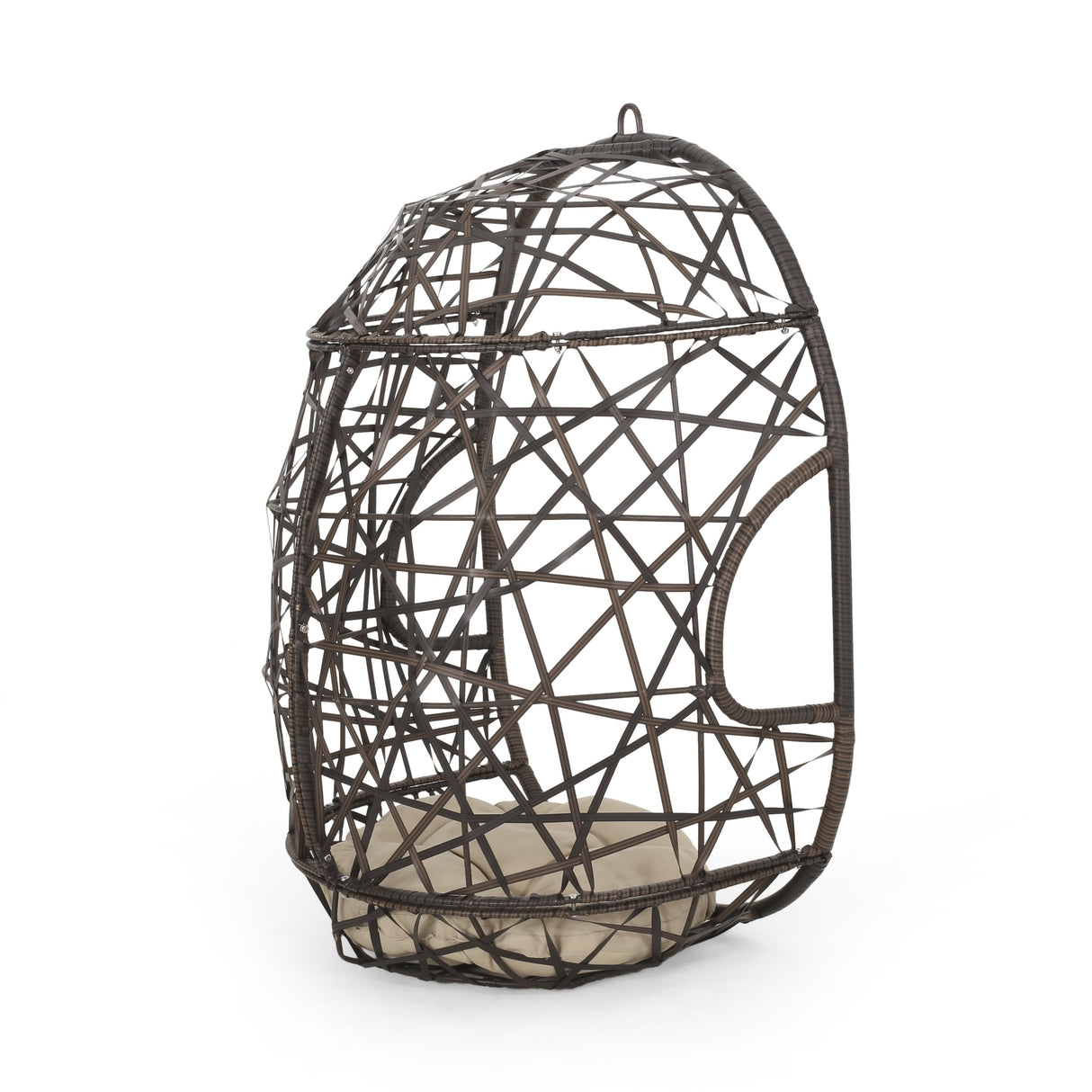 Outdoor Egg Wicker Chair by Christopher Knight Home