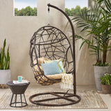 Outdoor Egg Wicker Chair by Christopher Knight Home