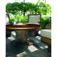 Outdoor Faux Crushed Bamboo 60-inch Round Table Top