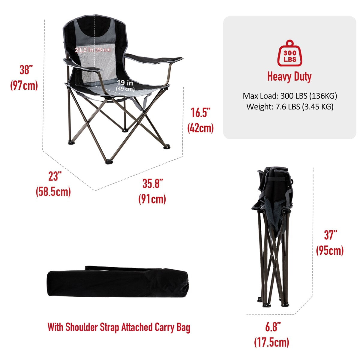 Outdoor Folding Beach Chair Camping Chair