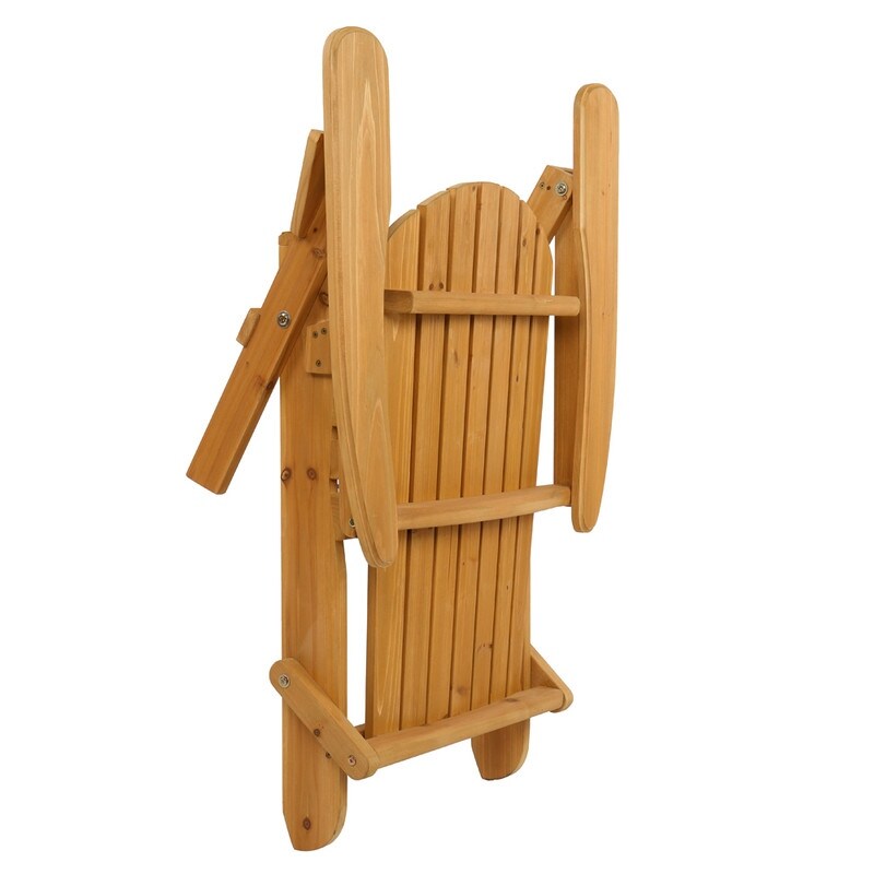 Outdoor Folding Fir Adirondack Chair