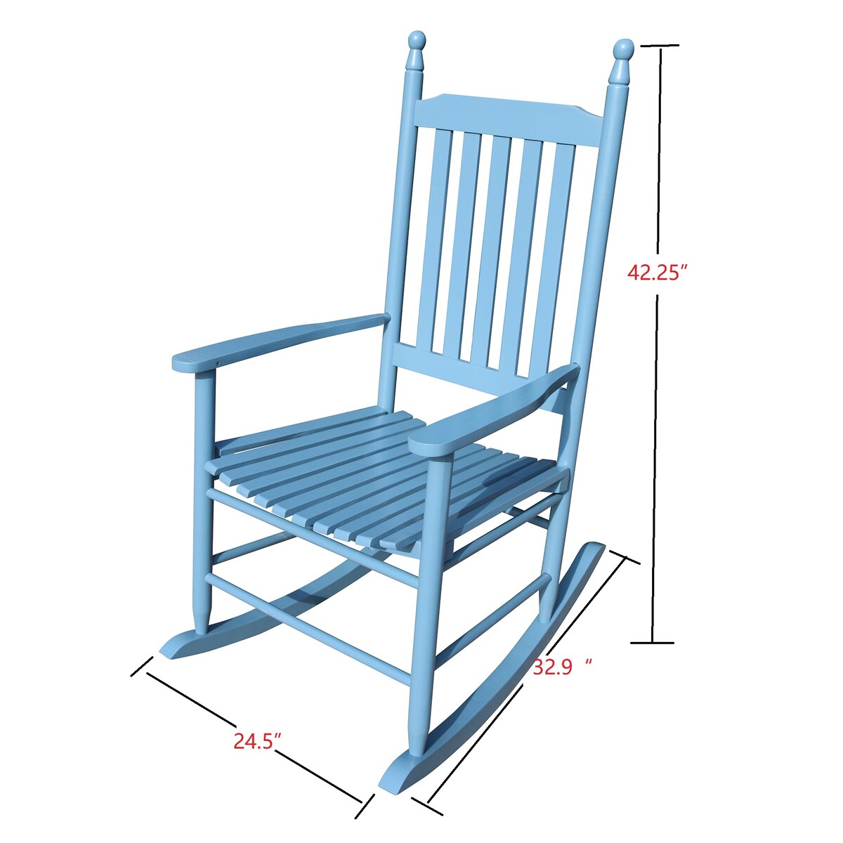 Outdoor Garden Balcony Courtyard Rocking Chair