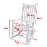 Outdoor Garden Balcony Courtyard Rocking Chair