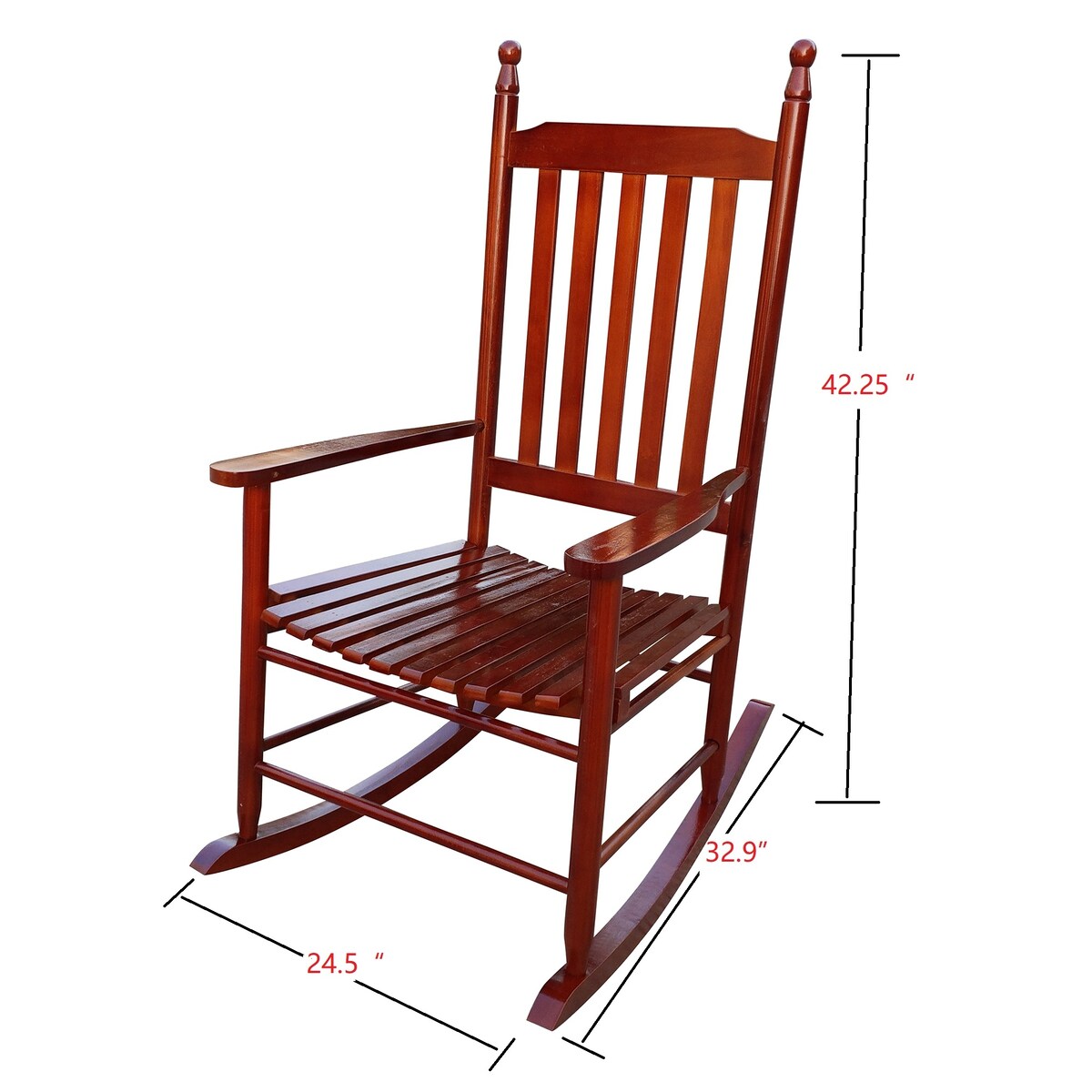 Outdoor Garden Balcony Courtyard Rocking Chair