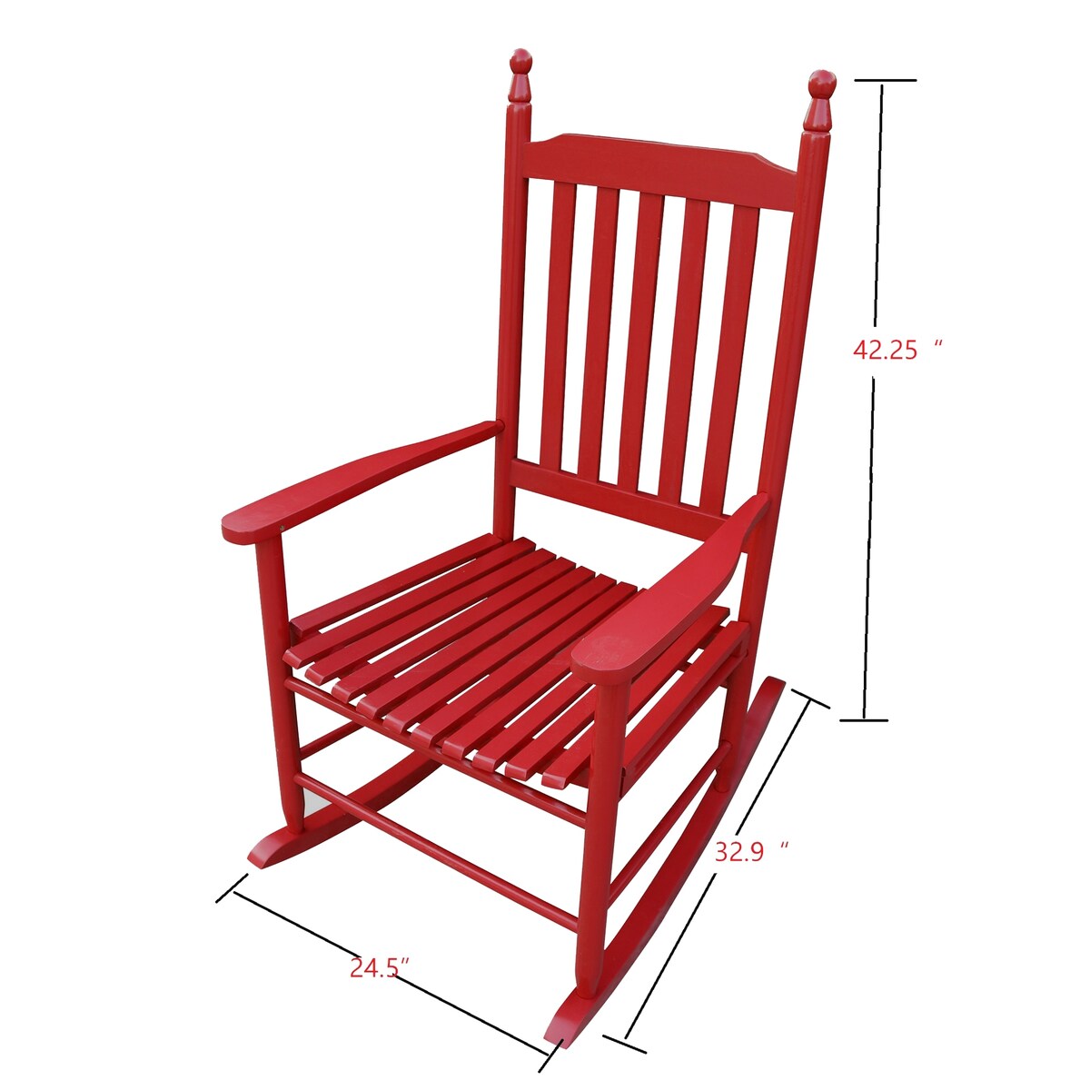 Outdoor Garden Balcony Courtyard Rocking Chair