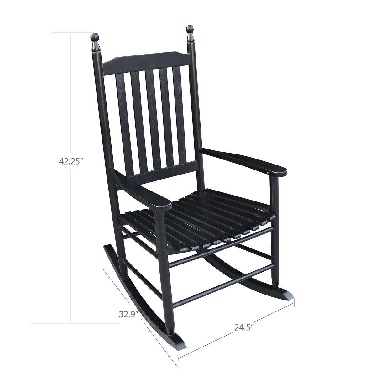 Outdoor Garden Balcony Courtyard Rocking Chair