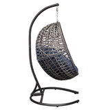 Outdoor Hanging Egg Chair with Stand