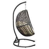 Outdoor Hanging Egg Chair with Stand