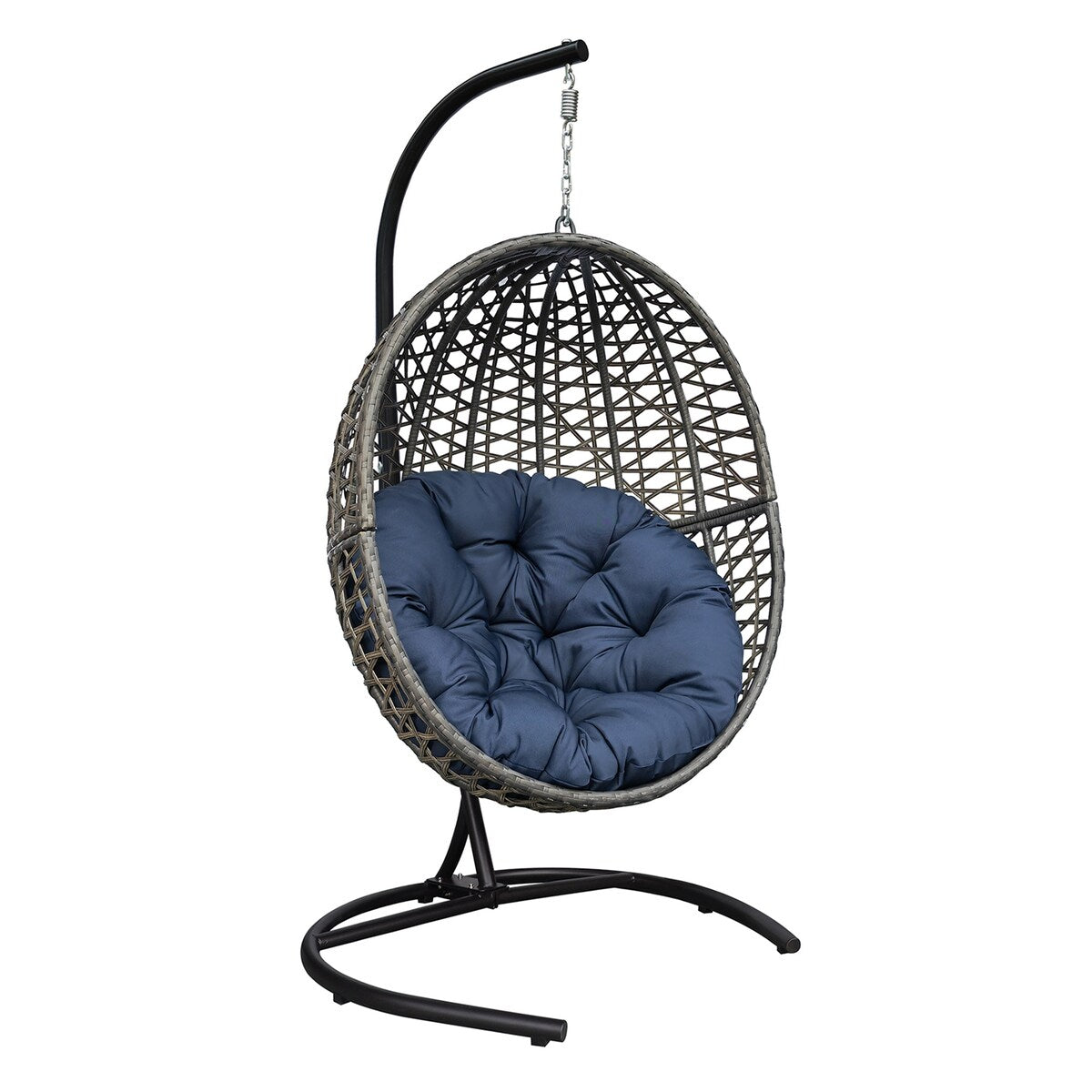 Outdoor Hanging Egg Chair with Stand