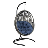 Outdoor Hanging Egg Chair with Stand