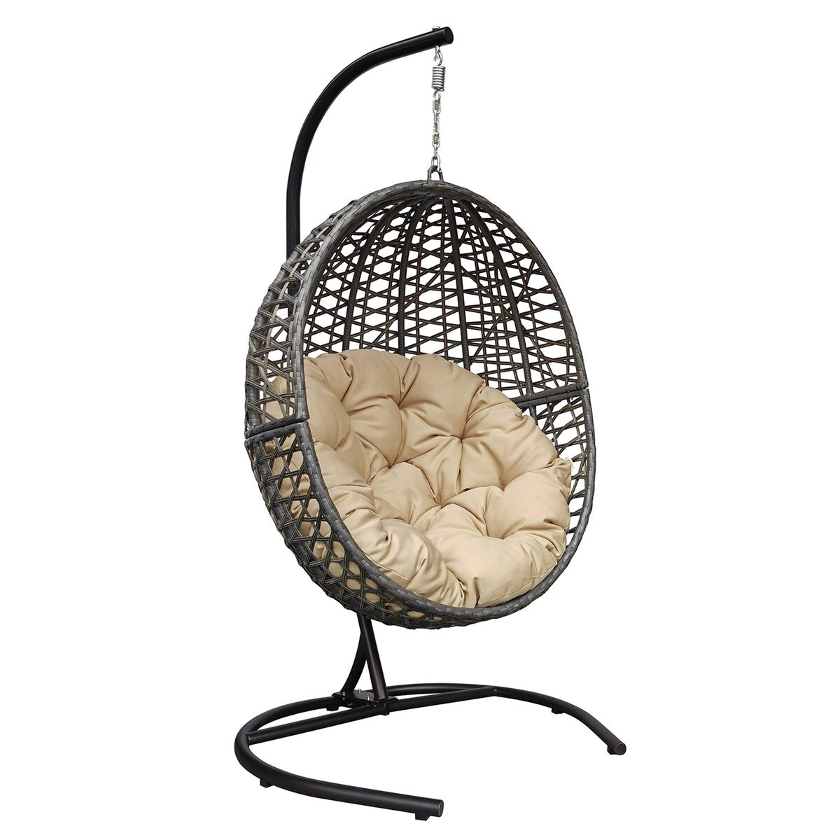 Outdoor Hanging Egg Chair with Stand