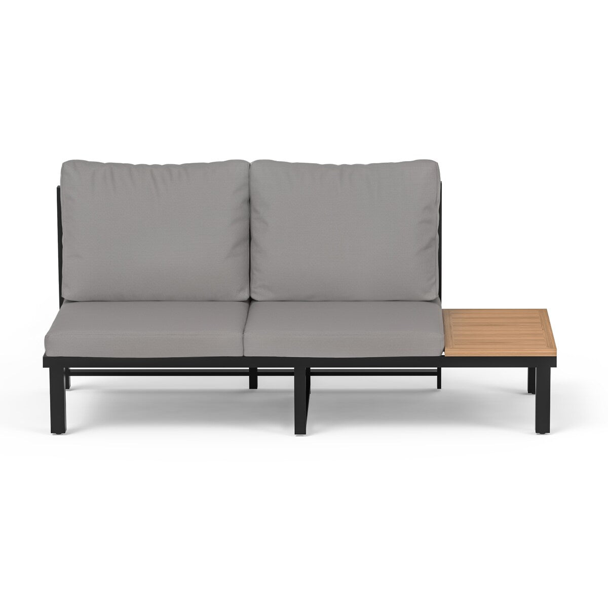 Outdoor Patio Furniture L-Shaped 4-Piece Sectional Sofa Set