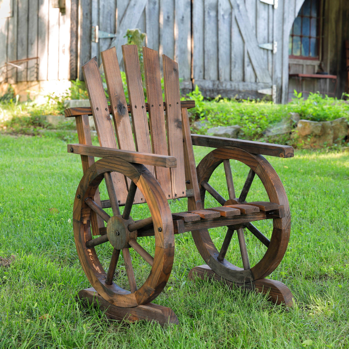 Outdoor Leisure Products Wooden Adirondack Chair