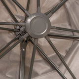 Outdoor Merida 9.8-foot Canopy Umbrella with Base by Christopher Knight Home