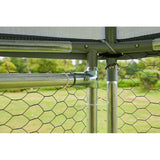 Outdoor Metal Hexagonal Roof Chicken Coop Walk-in Poultry Cage