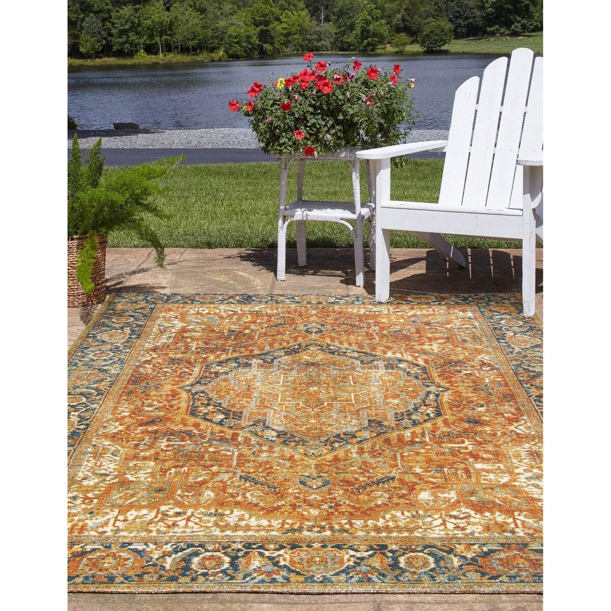 Outdoor Nirie Collection Area Rug
